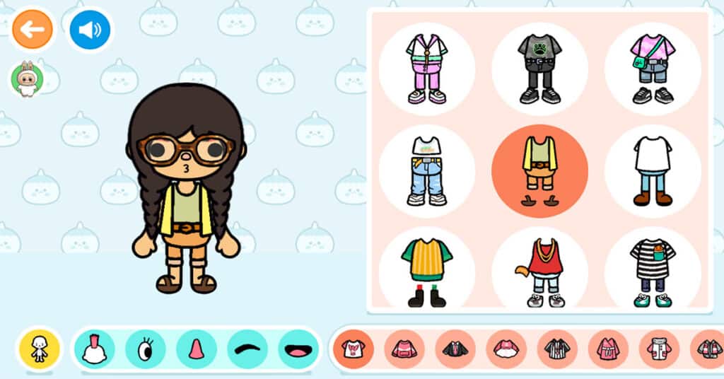 TB WORLD online game – Toca Boca dress up for girls